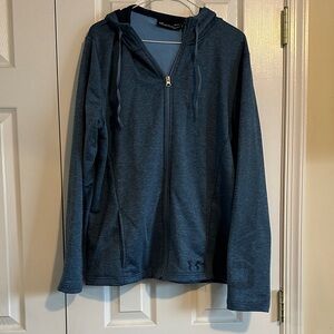 Under Armour Men's Zip-Up Sweater in Dark Blue